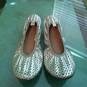 Silver old navy ballerina flats